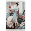 Chouquette revient de villégiature avec de l'excédent de bagages illustration created by Gerda Wegener Fantasio magazine.  print