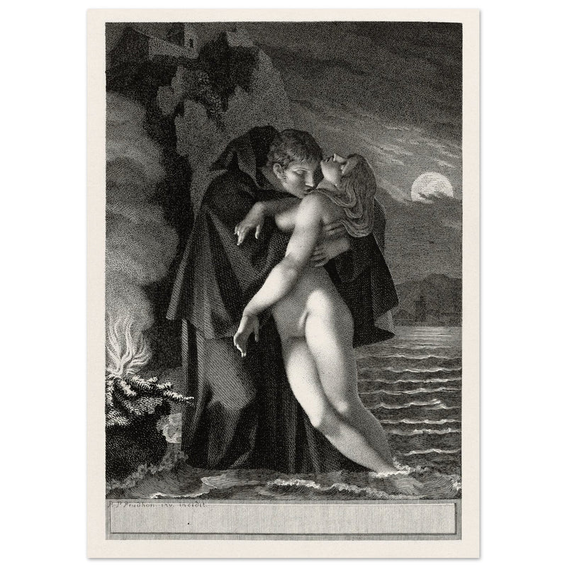 Phrosine and Melidore by Pierre Paul Prudhon 1796.