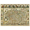 The Holy Roman Empire ancient map by Jan Jansson . Nova Germaniae Descriptio .