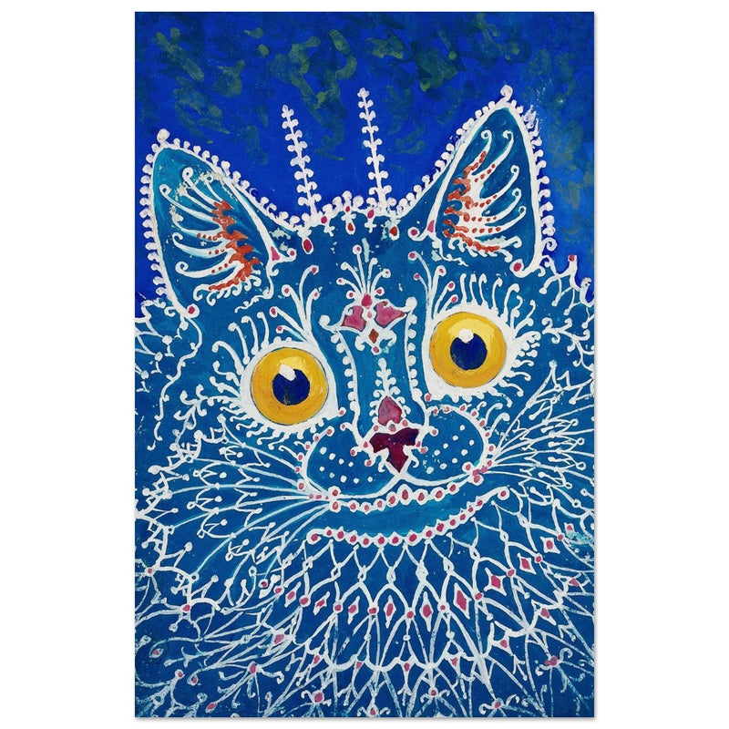 Cat Gouache by Louis Wain.
