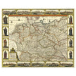 Germaniae nova tabula. Holy Roman Empire by Claes Janszoon Visscher.