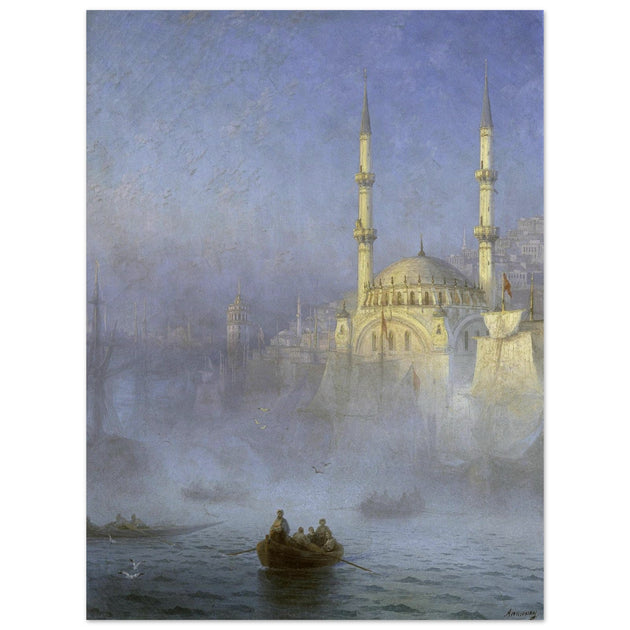 Ivan Aivazovsky  painting Constantinople, the Top-Kahné Mosque, 1884