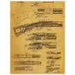 Firearm historic patent 1900. Matte paper