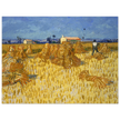 Corn Harvest in Provence by Vincent Van Gogh