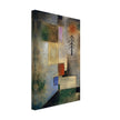 Paul Klee Kleines Tannenbild ( Small Picture of Firtrees ) abstract painting.