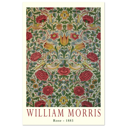 William Morris Rose 1883.