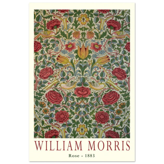 William Morris Rose 1883.