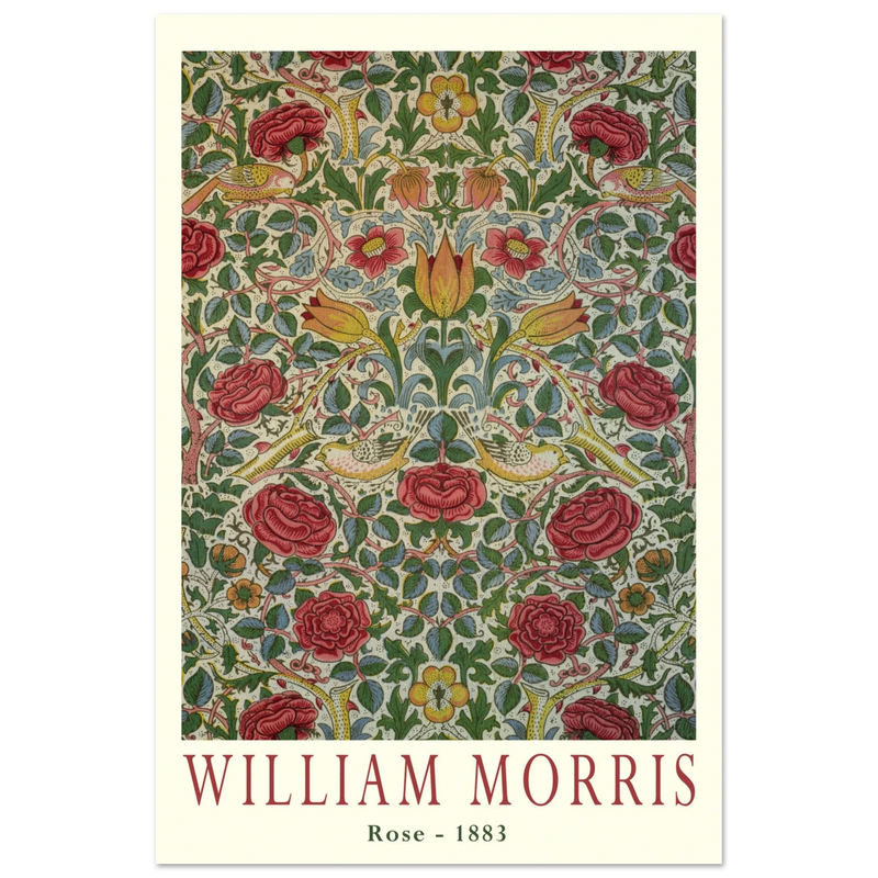 William Morris Rose 1883.