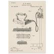 Electric Flat Iron patent by Henry W. Seeley Patent 259.054