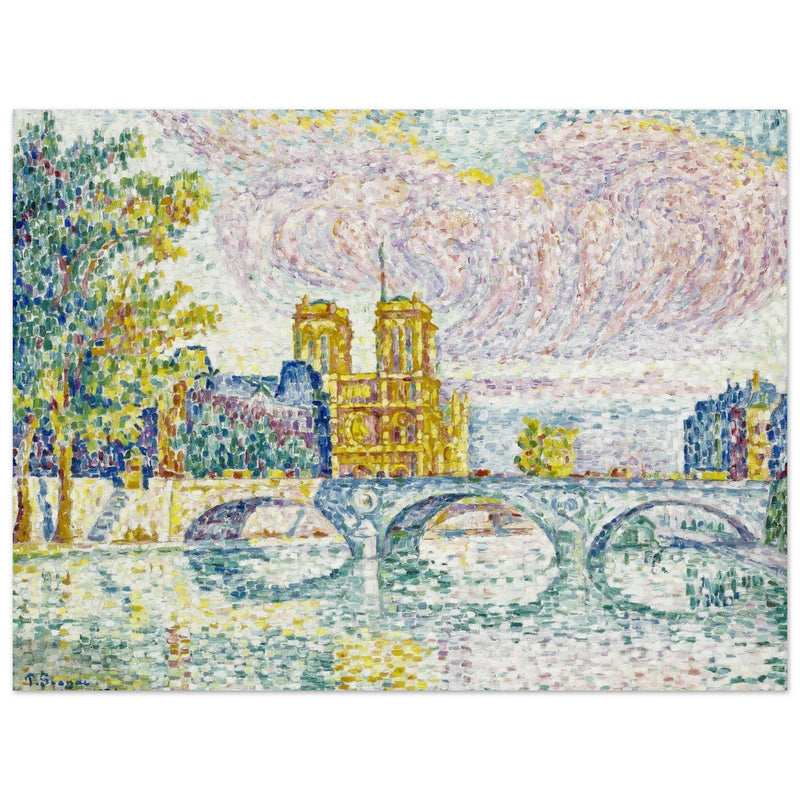 Paul Signac La Cite, Paris. The city Paris painting.