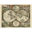 Ancient old world map of 1689 by Gerard van Schagen.