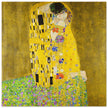Gustav Klimt painting The Kiss