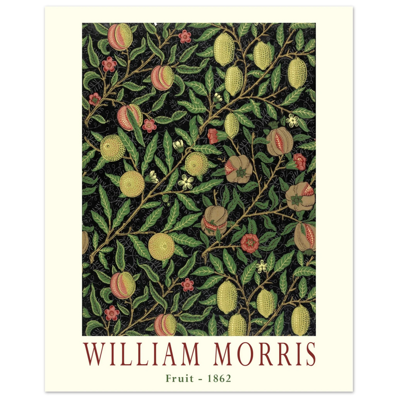 William Morris Fruit  vintage artwork.