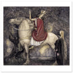 John Bauer vintage illustration print . The ring fairy tale. The prince and the girl.