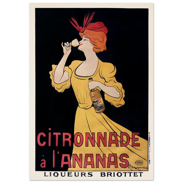 Citronnade Ananas advertising vintage poster by Leonetto Cappiello.