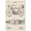 Motorcycle old patent by G. W Manson.