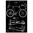 Vintage bicycle patent 1899 by M. C Johnson.