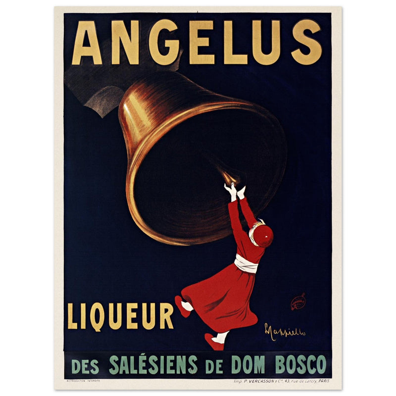 Angelus liqueur des Salesiens de dom Bosco advertising vintage poster by Leonetto Cappiello.