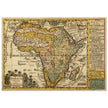 Africa ancient map of the XVIII century by Johann Georg Schreiber.
