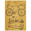 Vintage bicycle patent 1899 by M. C Johnson.