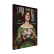 John William Waterhouse painting Gather Ye Rosebuds While Ye May