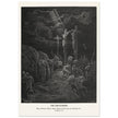 Gustave Dore The Bible engraving print . The Crucifixion illustration .