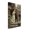 Edmund Blair Leighton painting historic medieval wedding To Arms
