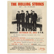 The Rolling Stones concert poster reproduction. 1964 performance. Printed on Fine Art paper