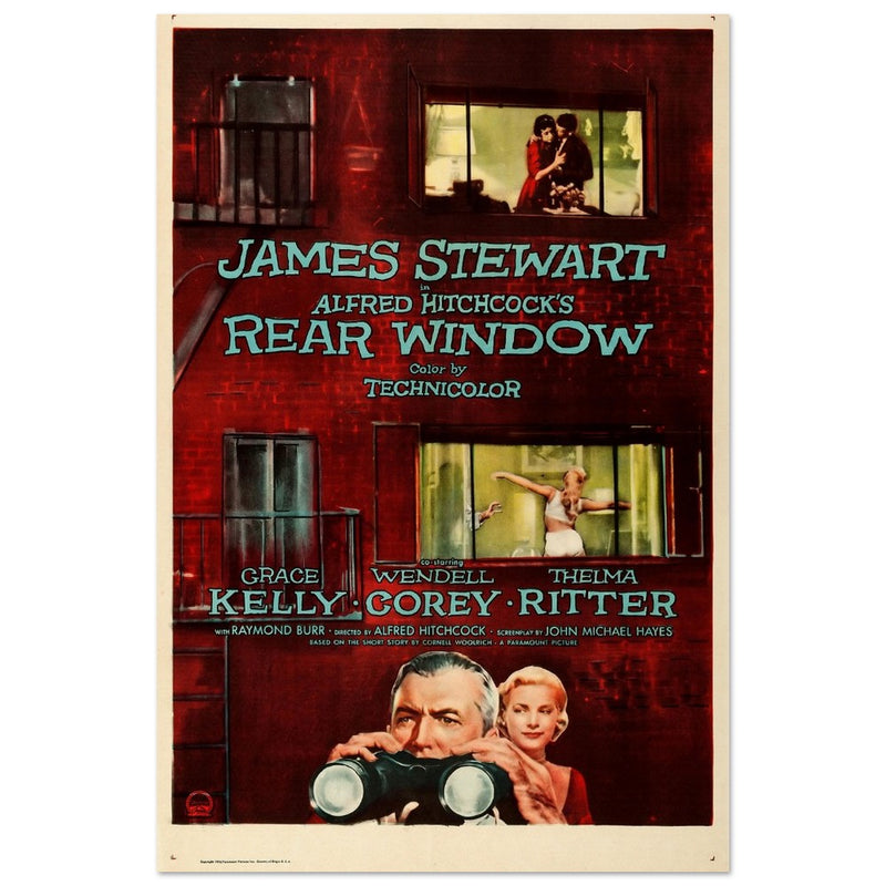 Rear Window movie poster.