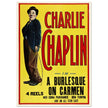 Charlie Chaplin A Burlesque on Carmen movie vintage poster.