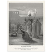 Gustave Dore The Bible engraving print . The finding of Moses illustration .