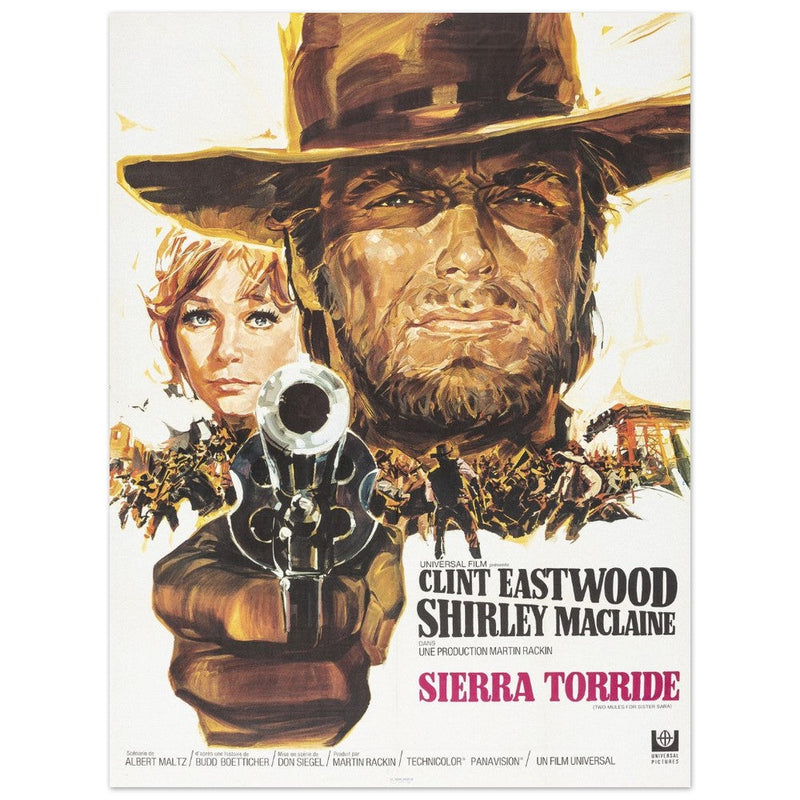 Sierra Torride ( Two Mules for Sister Sara ) movie poster.