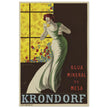 Krondorf mineral water vintage advertising poster by Leonetto Cappiello.
