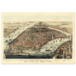 Aerial view of the city of New York by Nathaniel Currier and James Merritt Ives