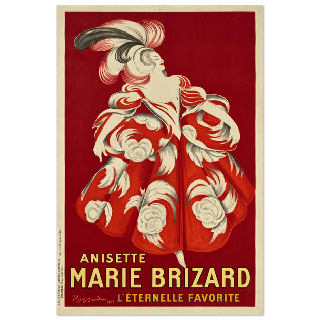 Anisette Marie Brizard vintage advertising poster by Leonetto Cappiello.