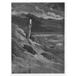 Gustave Dore Paradise Lost engraving . Moses and the stone tablets.