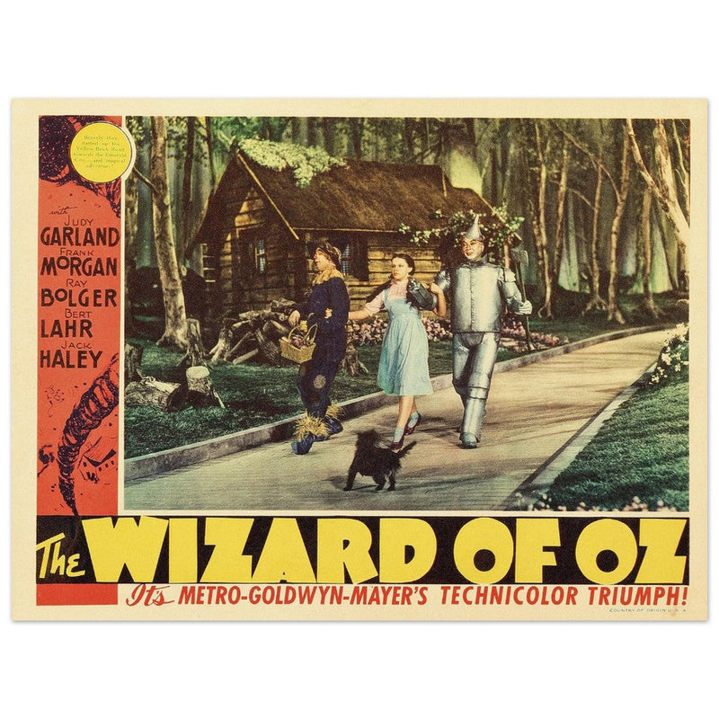 The Wizard of Oz movie poster.