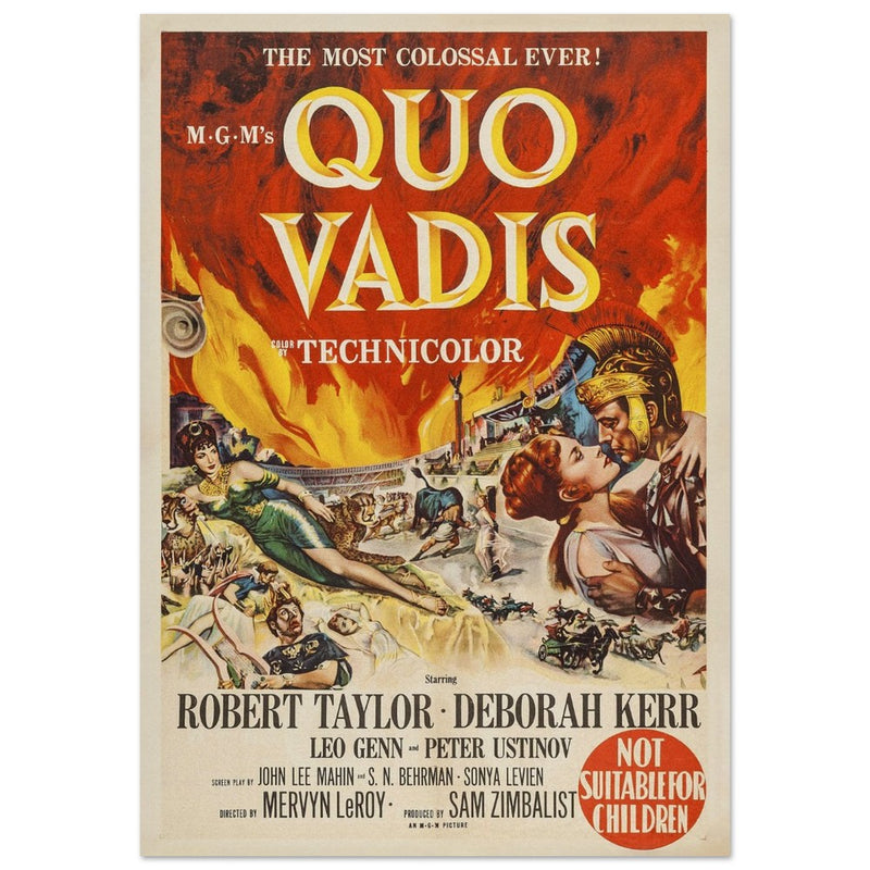Quo Vadis movie poster.