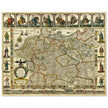 The Holy Roman Empire ancient map by Jan Jansson . Nova Germaniae Descriptio .