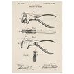 Vintage Adjustable Nut Cracker patent by William H. Edwards.