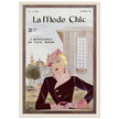 La Mode Chic old vintage fashion magazine cover from the 30s.