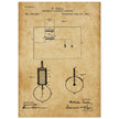 Electric Lighting patent  by Nikola Tesla.