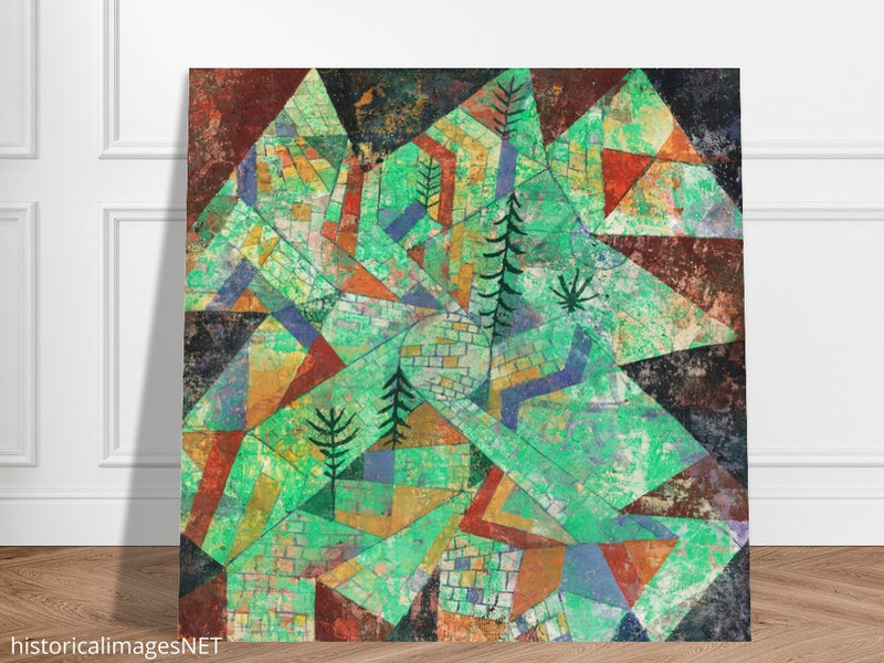 Paul Klee Wald Bau ( Forest construction )