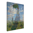 Woman with a Parasol Madame Monet and Her Son by Claude Monet