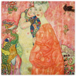 The friends after Gustav Klimt, plate 1, Gustav Klimt - The gleanings 1931 .