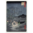 Fox Fires on New Year’s Eve at the Changing Tree in Oji by Utagawa Hiroshige