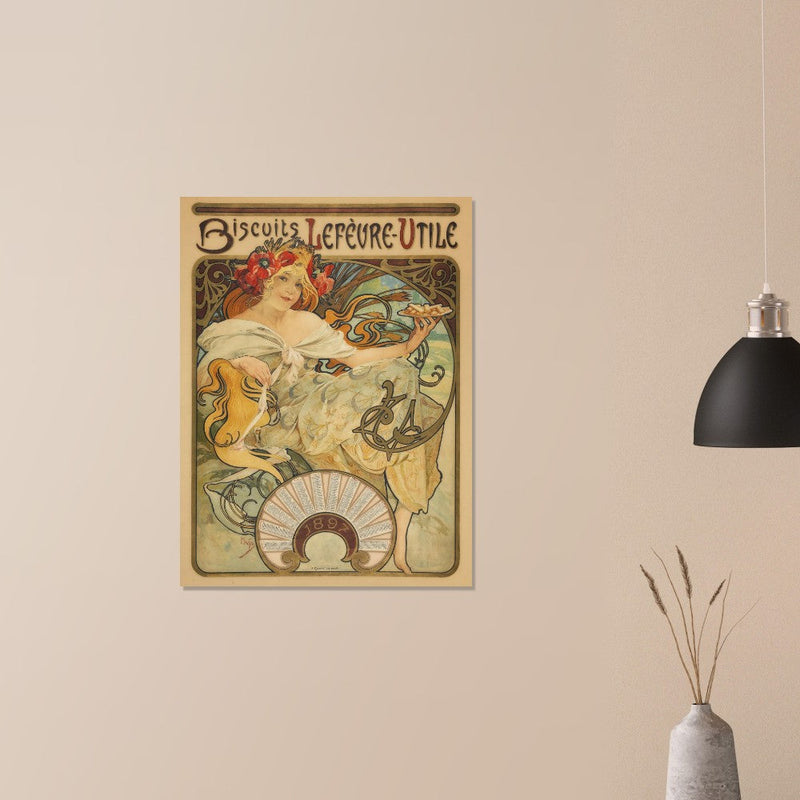 Art Nouveau Alphonse Mucha Biscuits.