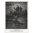 Gustave Dore The Bible engraving print . The prayer of Jacob .