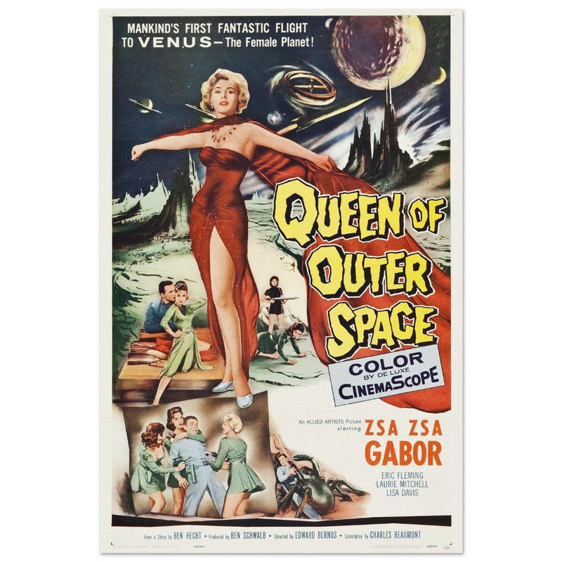 Queen of Outer Space movie poster.