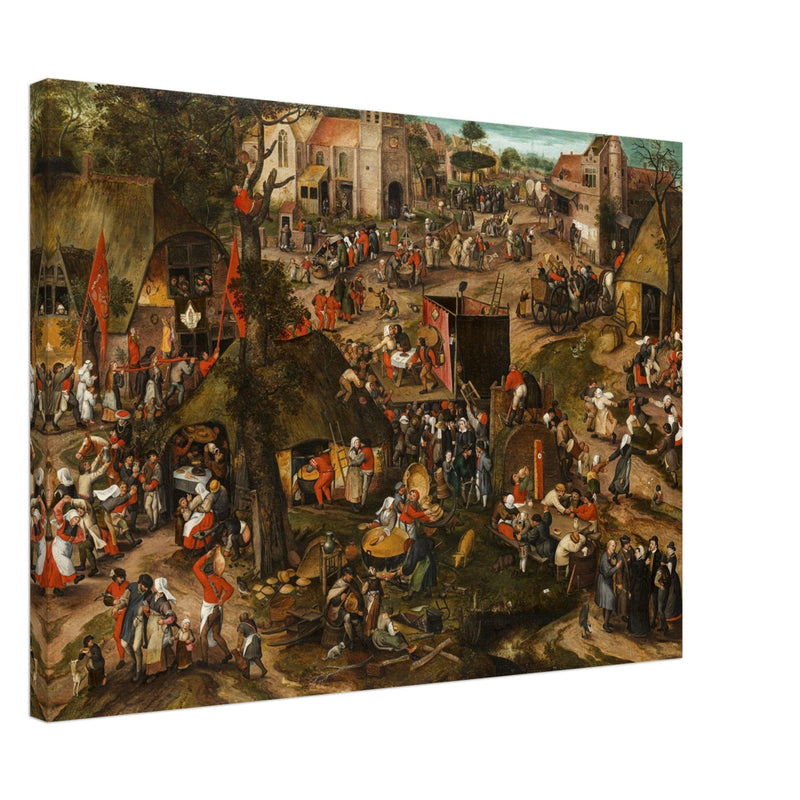 A Flemish Kermis with a Performance of the Farce by Peeter Baltens.